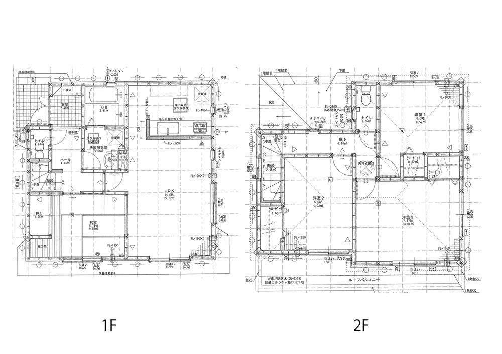 Floor plan. 28,200,000 yen, 4LDK, Land area 116.9 sq m , Building area 99.16 sq m 4LDK + car space two