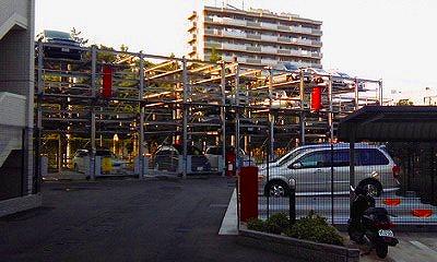 Parking lot. Common areas