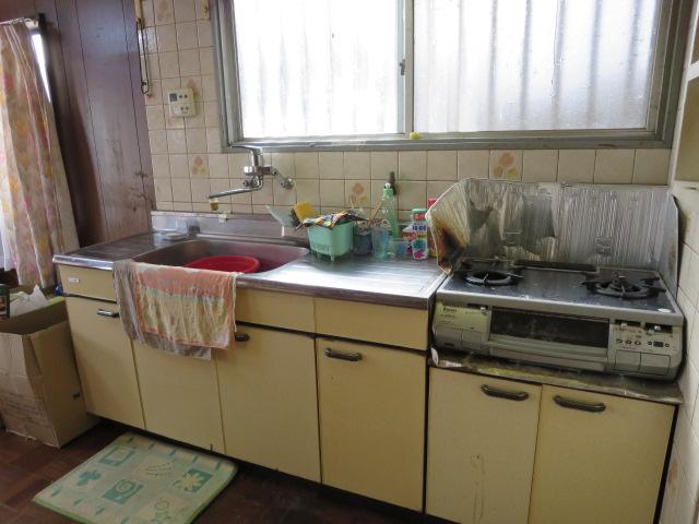 Kitchen. Bright kitchen with window