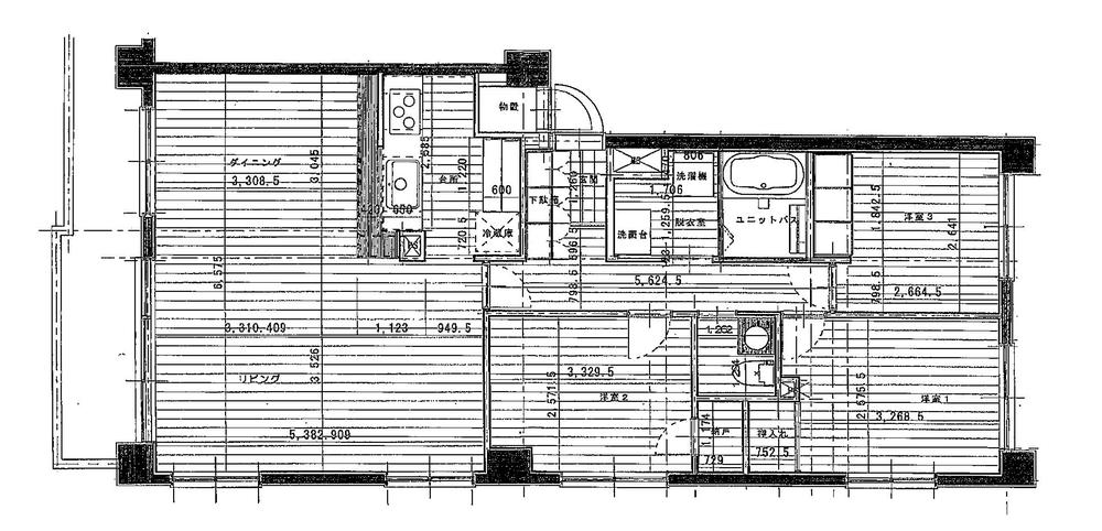 Floor plan. 3LDK, Price 15.8 million yen, Occupied area 82.73 sq m , Balcony area 9.25 sq m