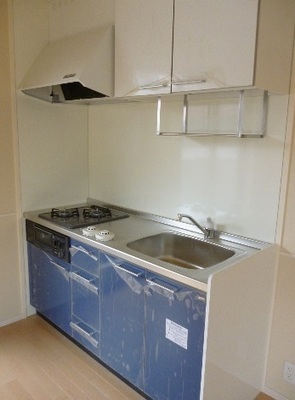 Kitchen. 2 lot gas stoves, grill ☆ System kitchen