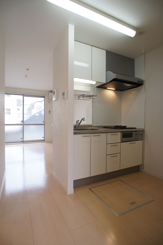 Kitchen. Stylish counter kitchen