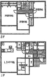 Floor plan. (30 Building), Price 37,800,000 yen, 4LDK, Land area 165.5 sq m , Building area 108.47 sq m