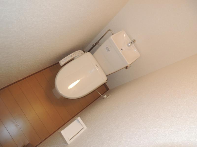Toilet. Toilet with cleanliness, Washlet is equipped