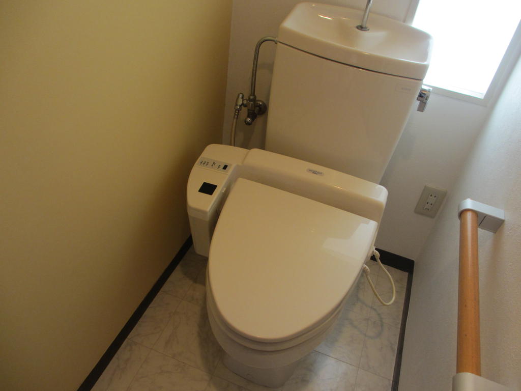 Toilet. Of the wall remote control Washlet