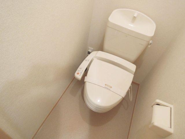 Toilet. Toilet of a certain and happy with bidet.