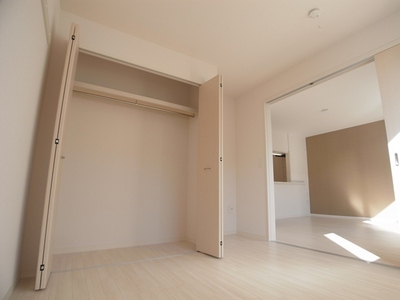 Living and room. You can use a wide space if you open the sliding door.