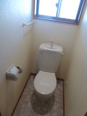 Toilet. Toilet with a window