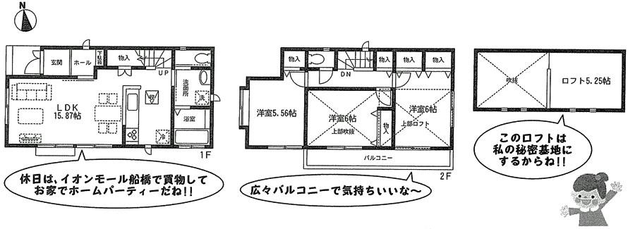 Floor plan. 38,800,000 yen, 3LDK, Land area 104.25 sq m , Building area 82.6 sq m