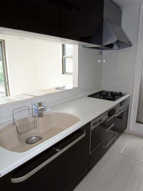 Kitchen. Water purifier integrated system Kitchen