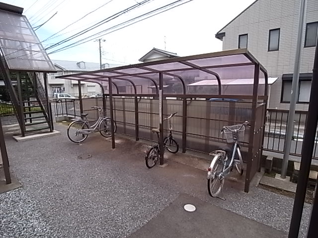 Other common areas. bicycle parking space