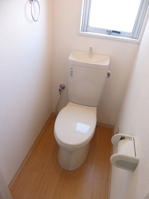 Toilet. Toilet with a window