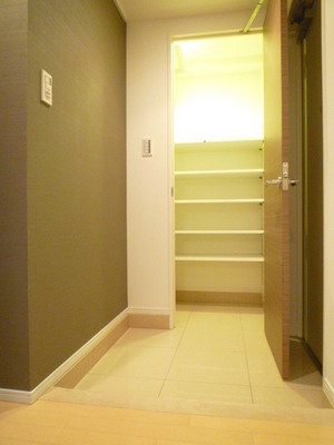 Entrance. It is "shoes closet" organize easy large storage.