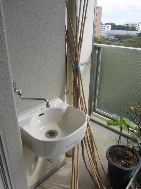 Balcony. Slop sink / Local (10 May 2013) Shooting