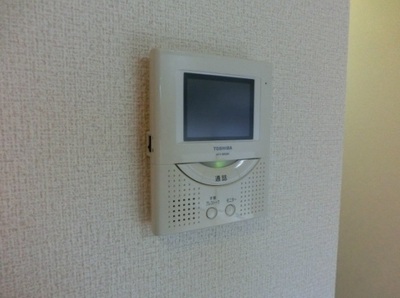 Security. TV monitor with intercom