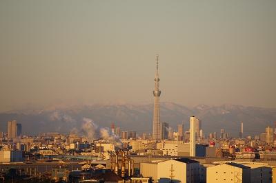 View photos from the dwelling unit. It faces the Tokyo Sky Tree