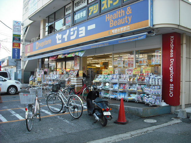 Dorakkusutoa. Medicine Seijo Yakuendai Ekimae 979m to (drugstore)