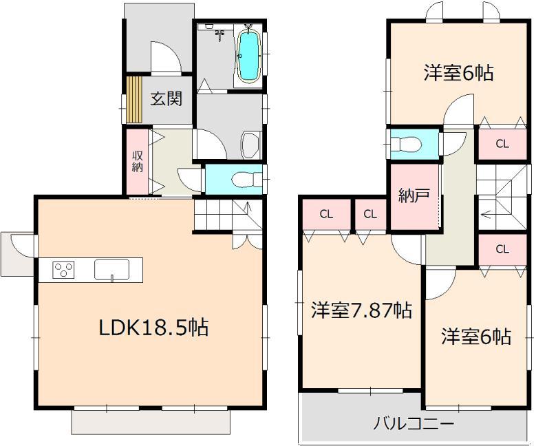Floor plan. Natsumidai All 21 buildings Sale is in!