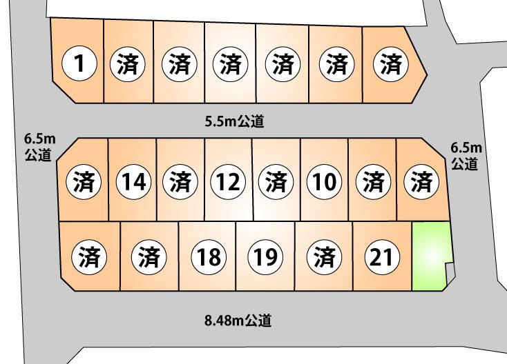 The entire compartment Figure. Has become and the rest To just all 21 buildings in 7 buildings.