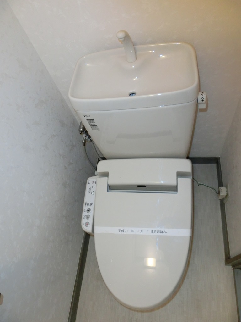 Toilet. With warm water washing toilet seat