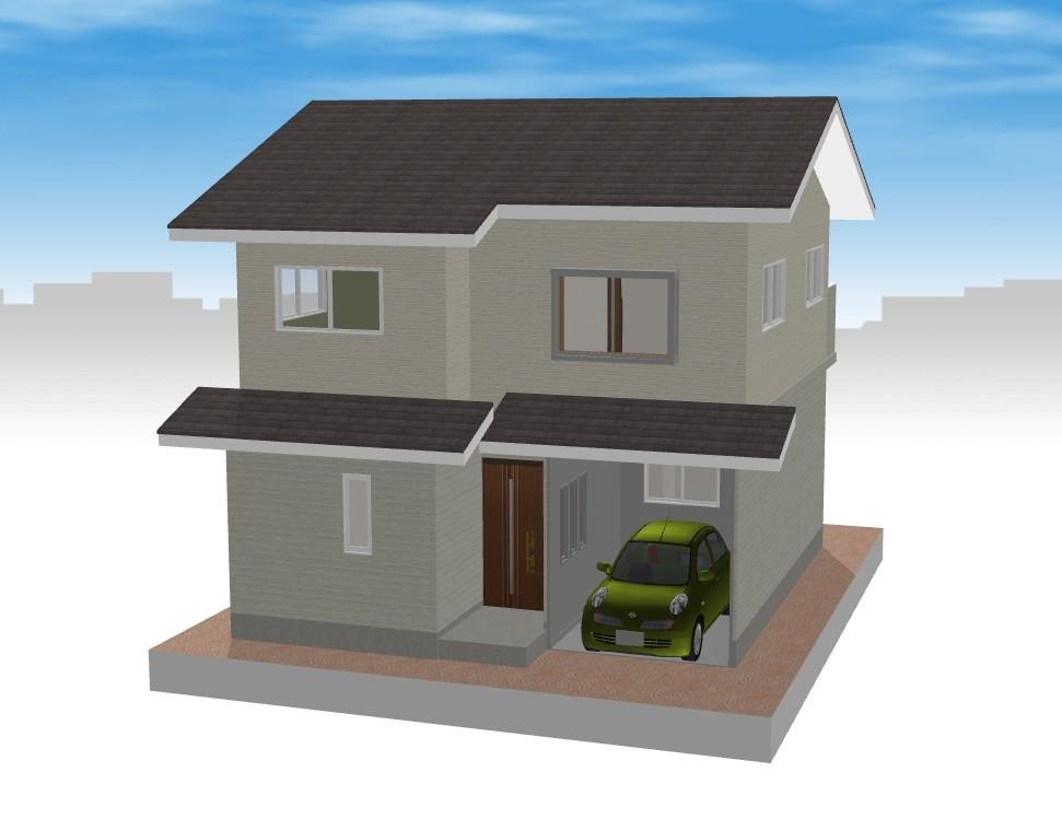 Rendering (appearance). roof ・ There is the case that color and the like of the outer wall may be changed