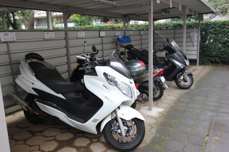 Other local. Roofed bike storage
