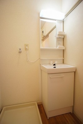 Washroom. Accessories also put washroom. Indoor Laundry Storage is on the left.