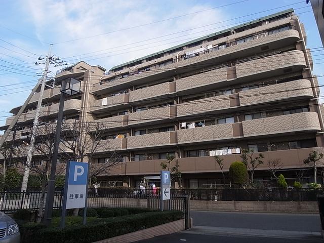 Local appearance photo. 1998 Built in March auto lock apartment