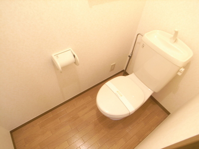 Toilet. Toilet is also beautiful to cleaning being completed! !