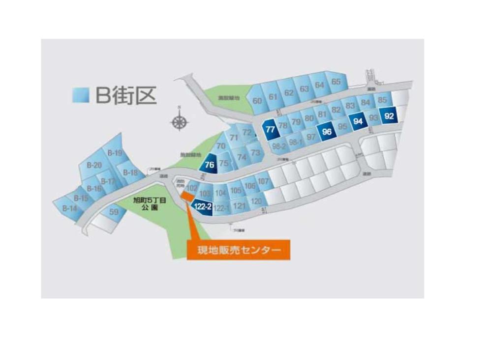 Local guide map. B Street District Compartment Figure