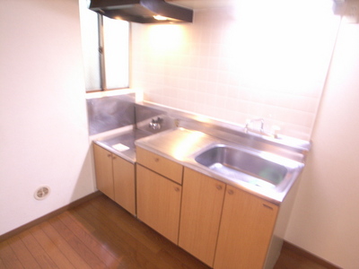 Kitchen. Two-burner gas stove installation Allowed! It is beautifully cleaning being completed!