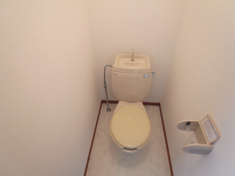 Toilet. This is where something To settle