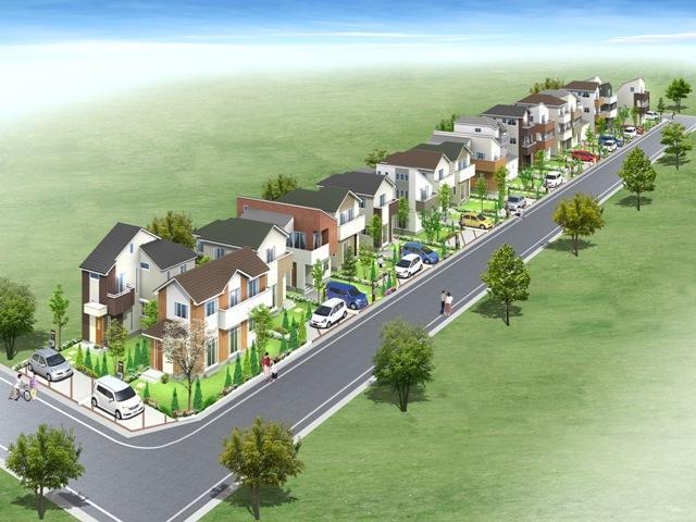 Rendering (appearance). Fresh Town Natsumidai 1-chome Rendering