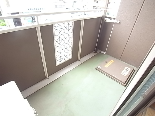 Balcony. There is also veranda.