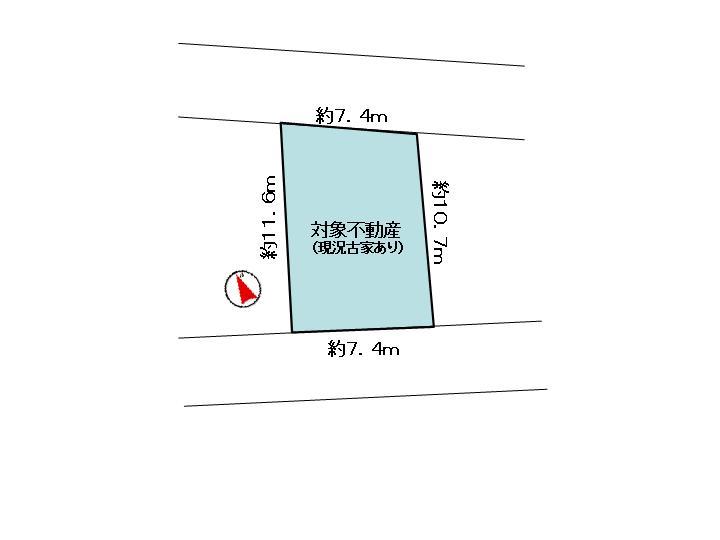 Compartment figure. Land price 6 million yen, Land area 82.65 sq m