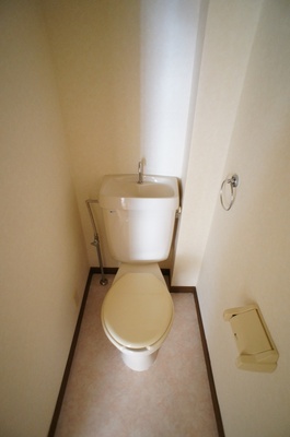 Toilet. Bidet can be installed in a bring-your-own