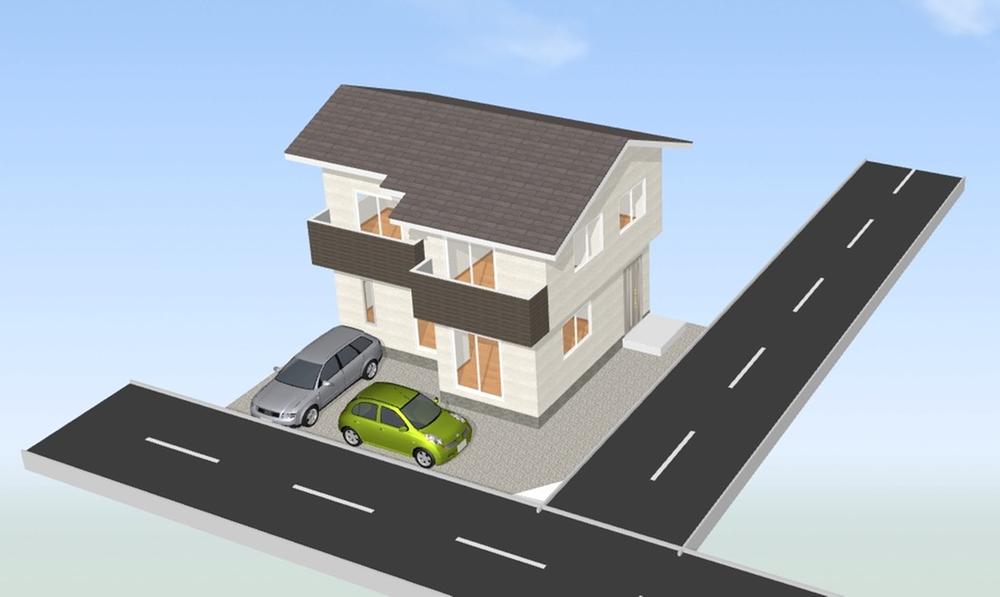 Rendering (appearance). The color of the outer wall and roof ・ There is the case that such shape is changed