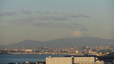 View. There is no front wing, Open-minded view of Tokyo Bay and Mount Fuji can overlook