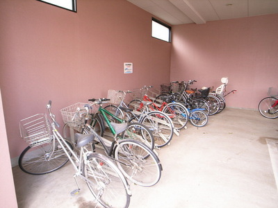 Other common areas. Also it comes with a roof in the bike racks. Peace of mind even on a rainy day