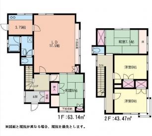 Floor plan. 19,800,000 yen, 4LDK, Land area 145.4 sq m , Building area 106.61 sq m floor plan