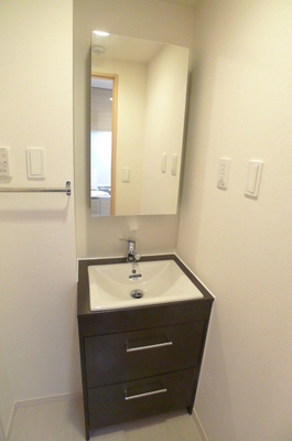 Washroom. Independent wash basin