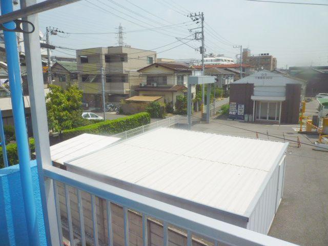 Balcony. A view from the room