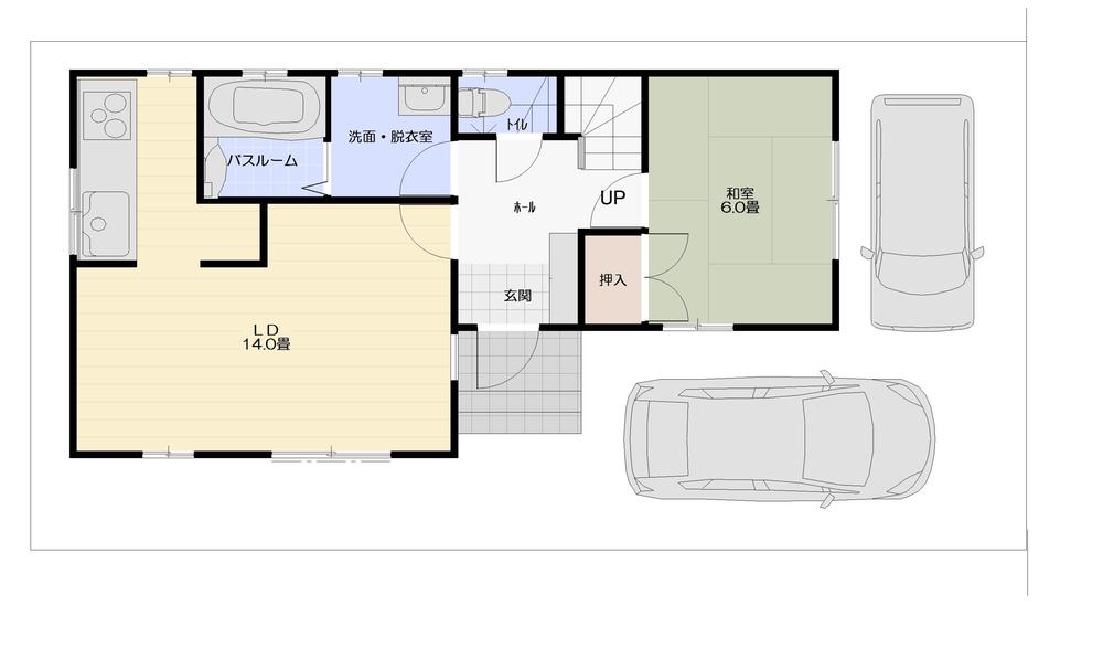 Floor plan. 27,800,000 yen, 4LDK, Land area 102.86 sq m , Building area 102.86 sq m 1F