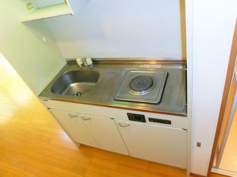 Kitchen. Mini-kitchen with electric stove