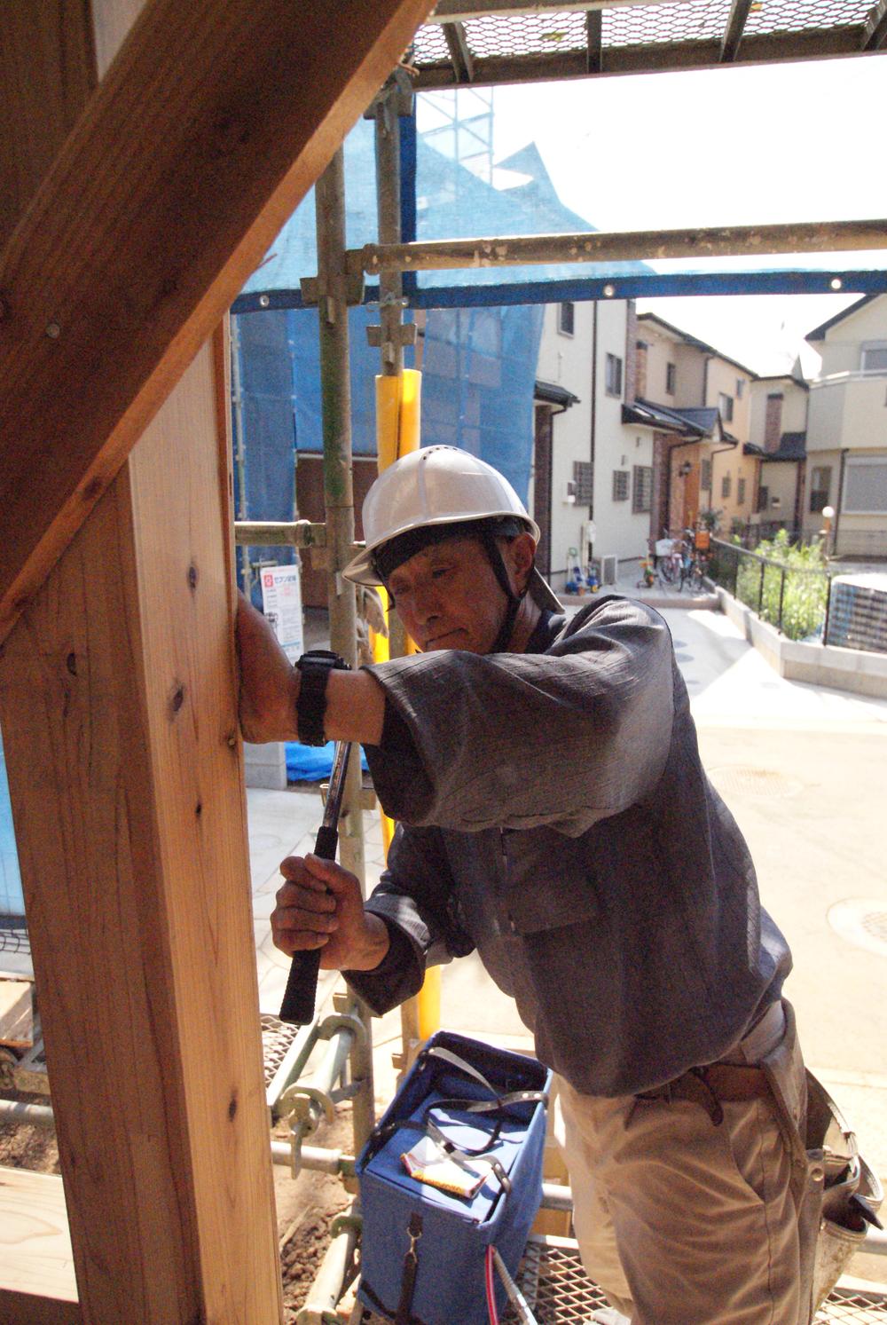 Construction ・ Construction method ・ specification. Veteran carpenter's carpenter-winning 48-year exclusive has been building thought to how to enter grain.