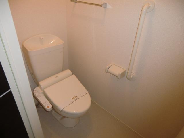 Toilet. It Washlet is also a welcome standard equipment