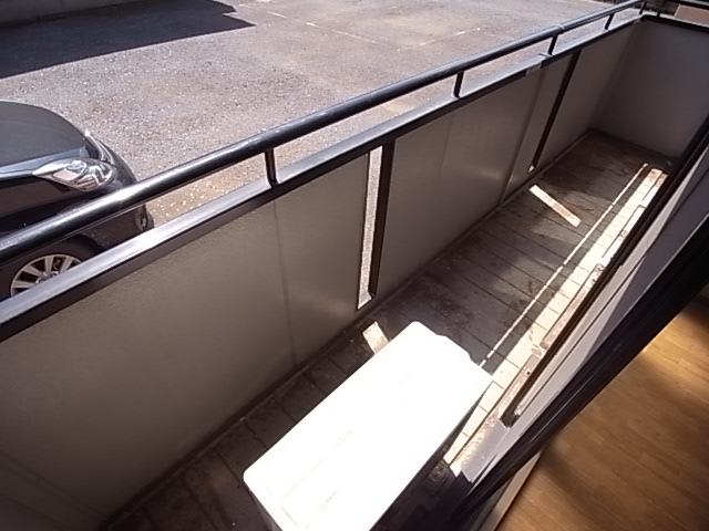 Balcony. Comfortable spaces to hang out the laundry. 