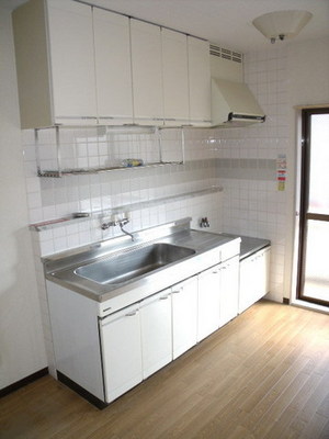 Kitchen. Gas stove 2 burners can be installed