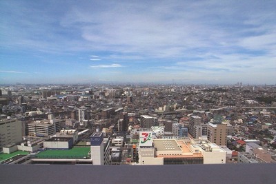 View. The weather is nice you can overlook Mount Fuji and Sky Tree