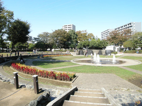 park. Amanuma Benten Pond park until the (park) 566m